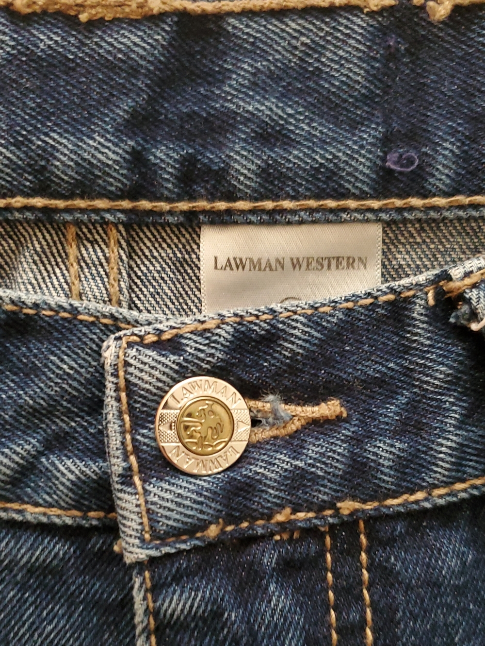 Womens Dark Blue Denim Jeans